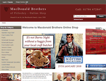 Tablet Screenshot of macdonald-bros.co.uk